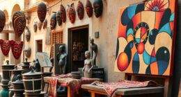 african art blending tradition