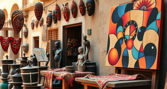 african art blending tradition