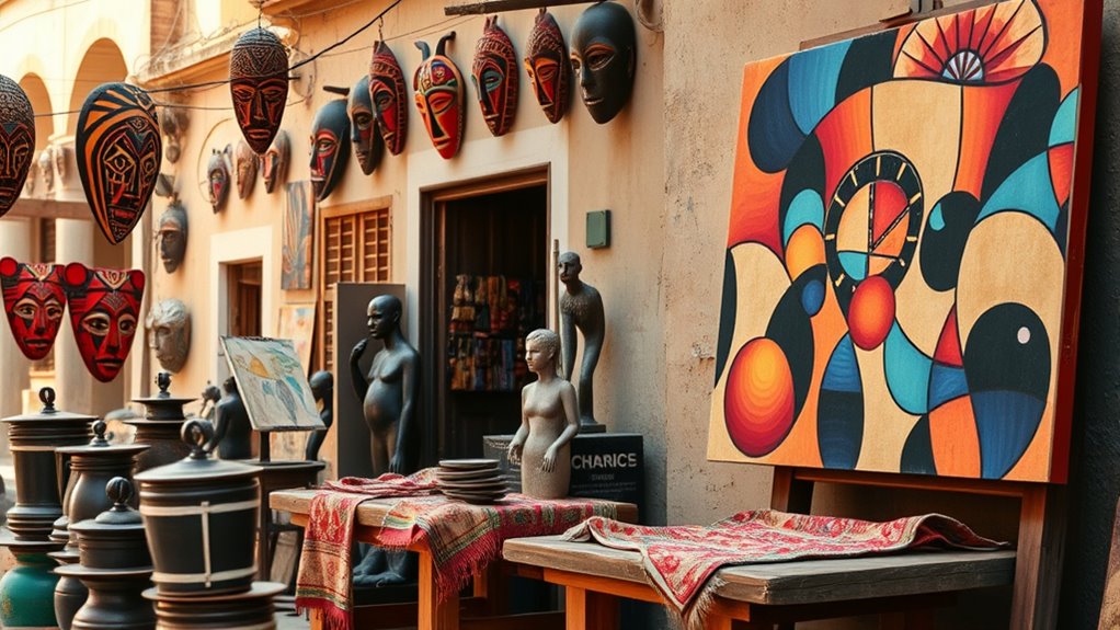 african art blending tradition