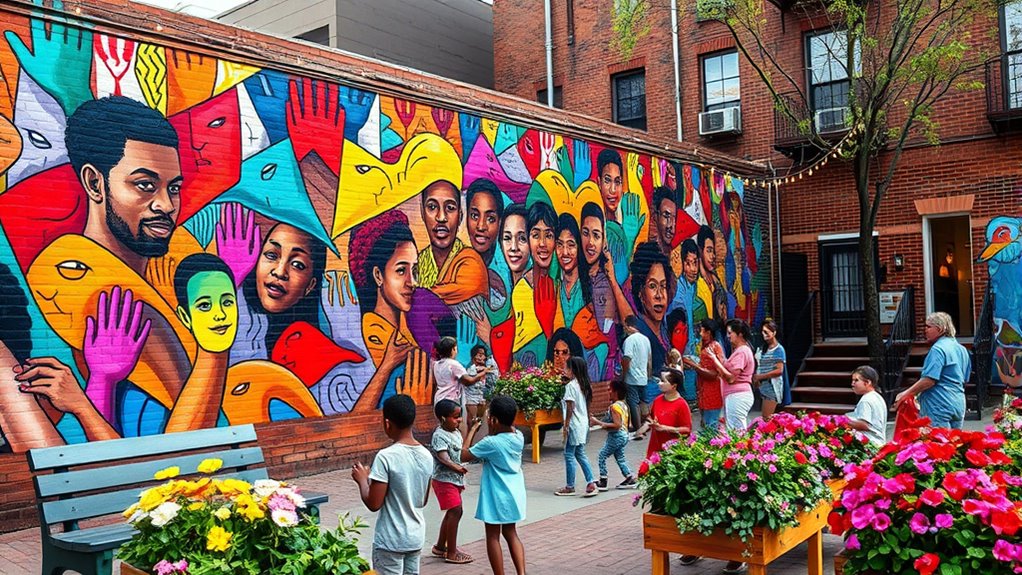 community art fosters inclusive collaboration