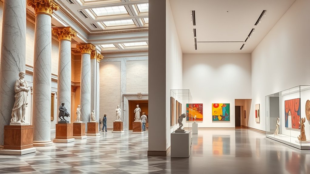 museums and galleries compared