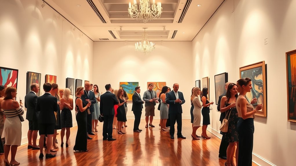 respect gallery lighting etiquette