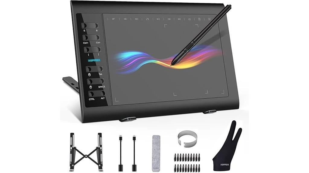 10x6 inch battery free stylus