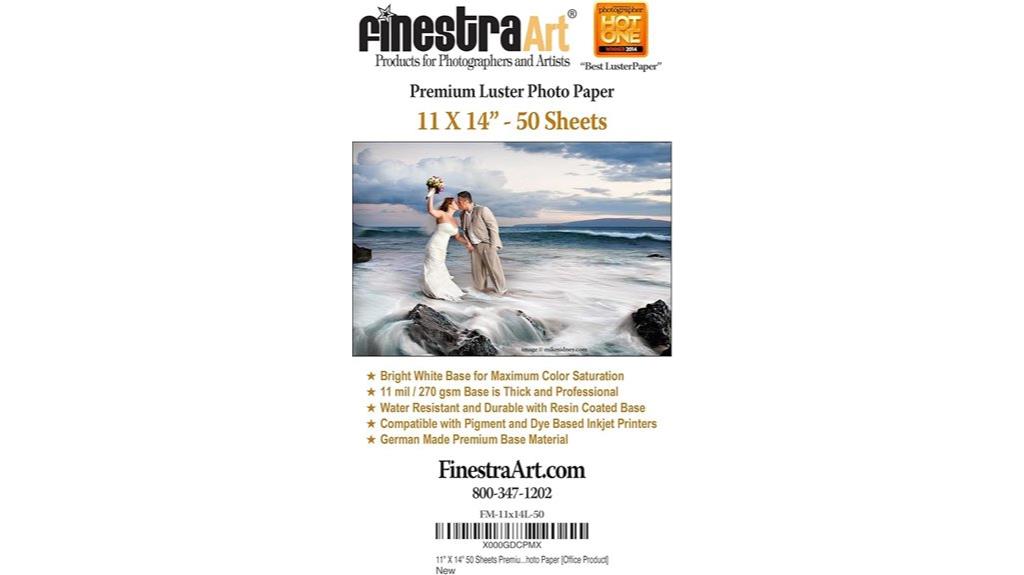 11x14 glossy photo paper