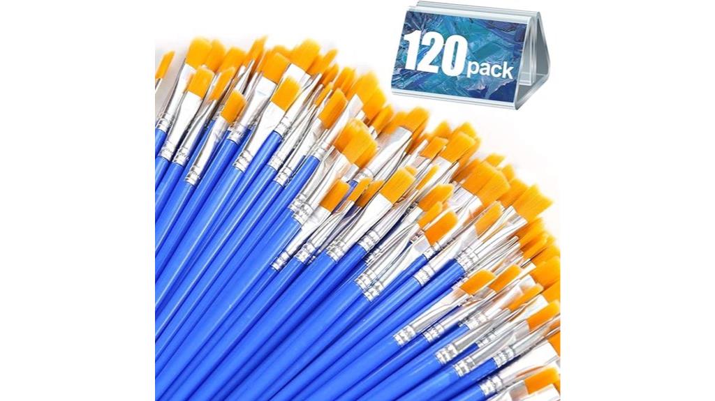 120 piece nylon brush set