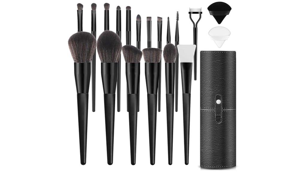20 piece makeup brush set