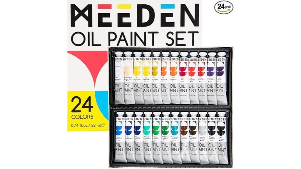 24 non toxic oil paints