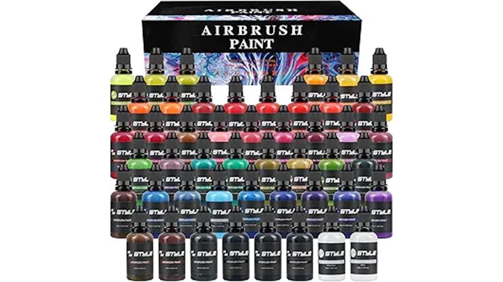 48 color airbrush set