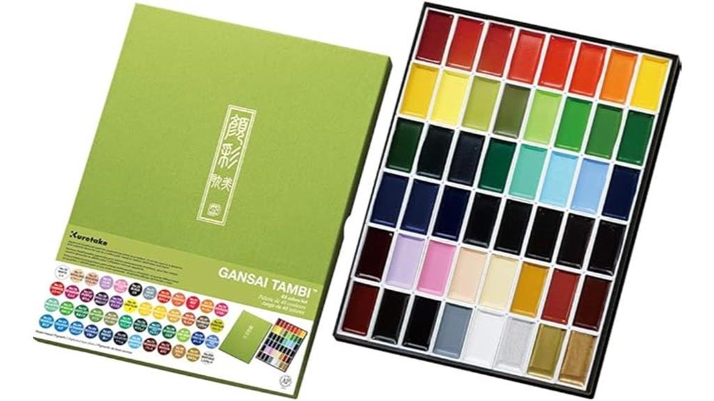 48 color watercolor paint set