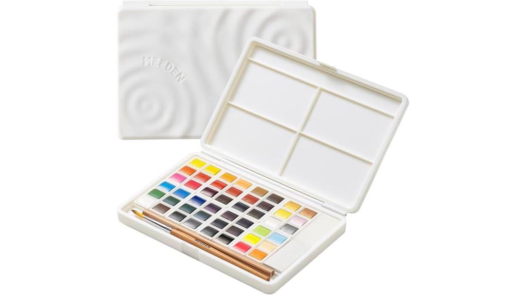 48 color watercolor set