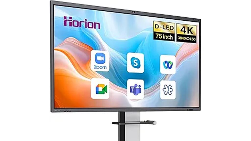 75 4k interactive whiteboard