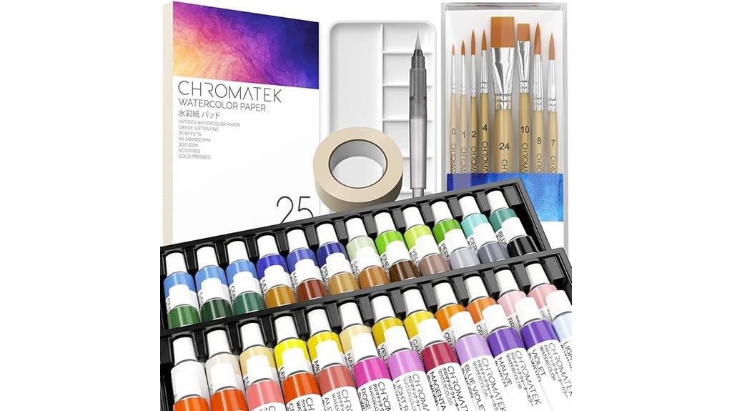 84 piece watercolor set
