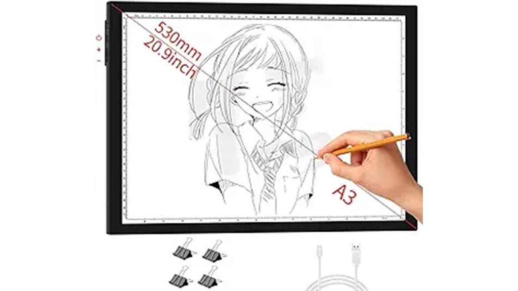 a3 light tracing board