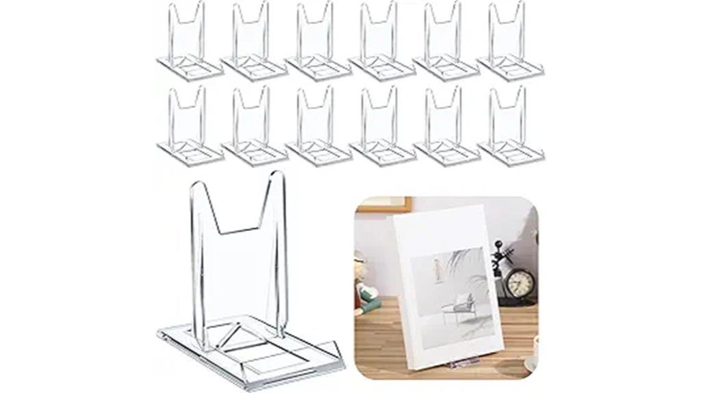 acrylic display book stands