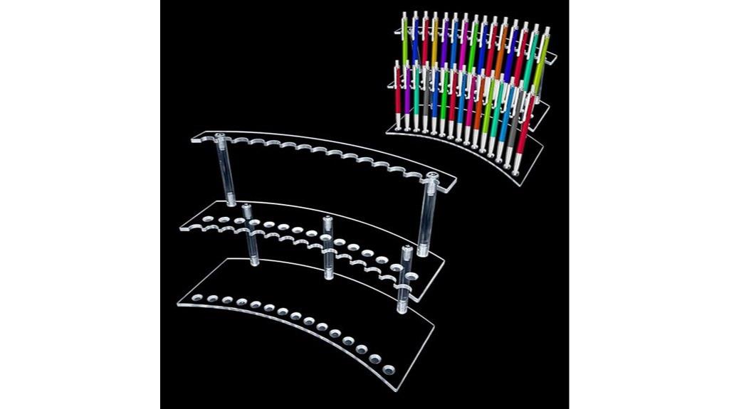 acrylic pen organizer stand