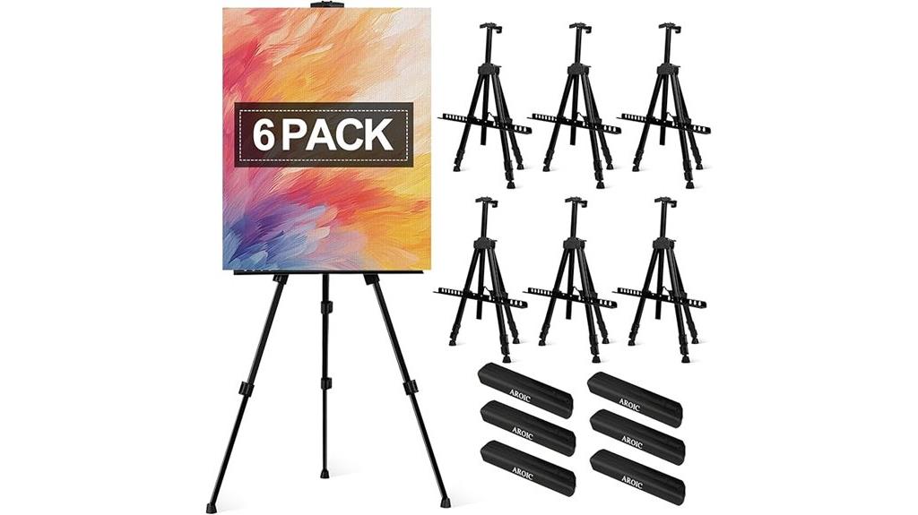 adjustable canvas art easel