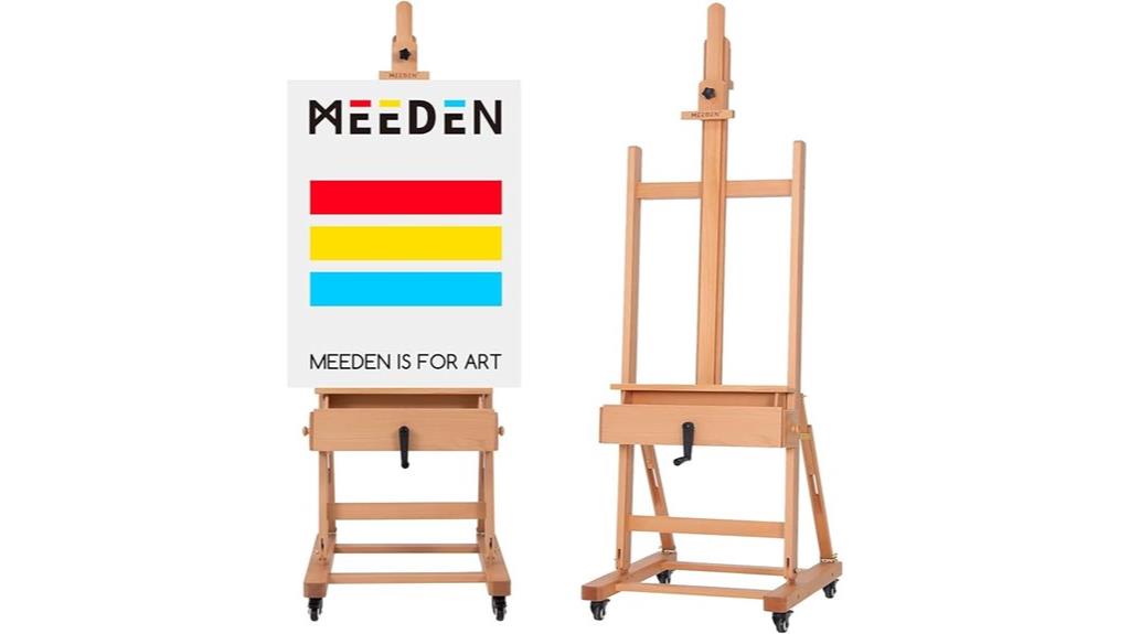 adjustable height art easel