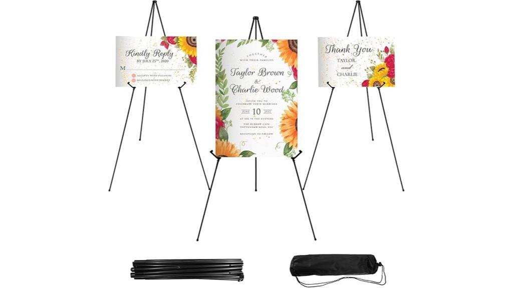 adjustable lightweight art easel