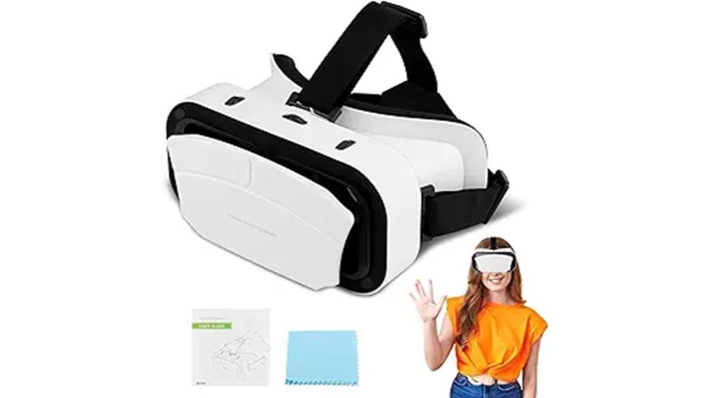 adjustable wide angle vr