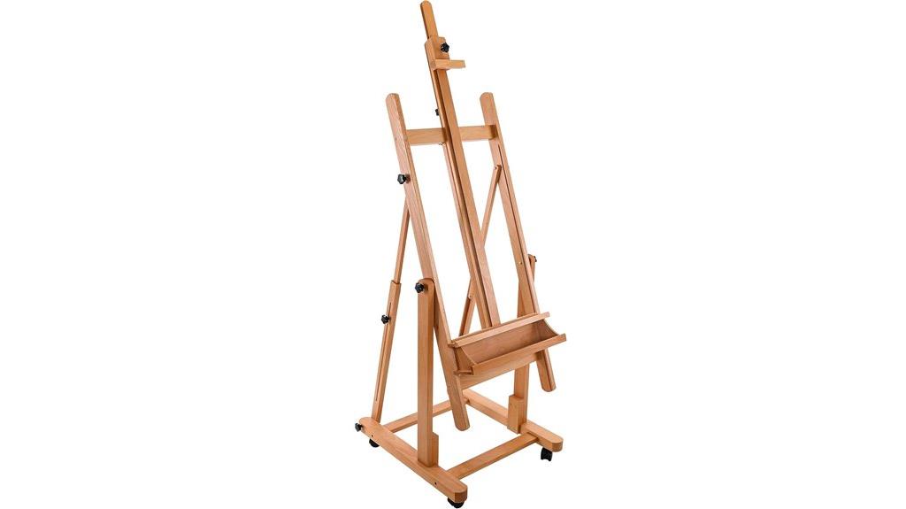 adjustable wooden h easel