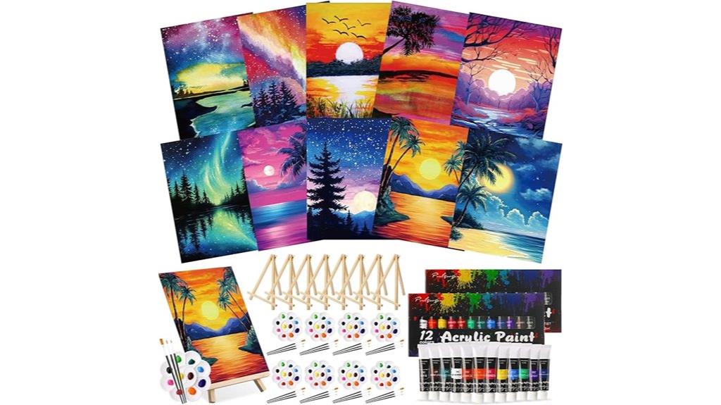 adult paint and sip kit