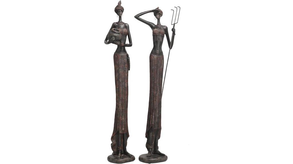 african women sculpture set