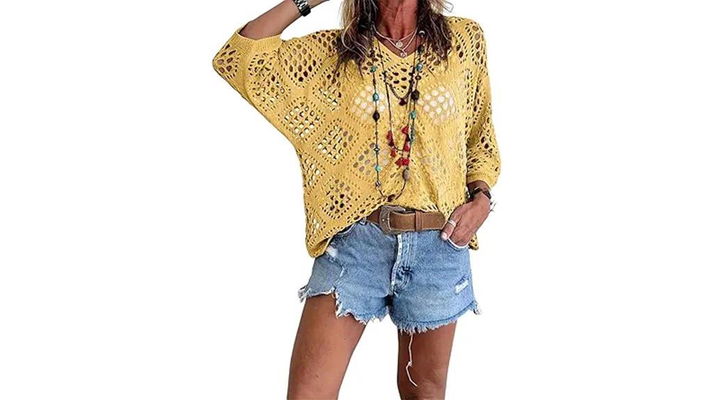 allimy women s summer crochet tops
