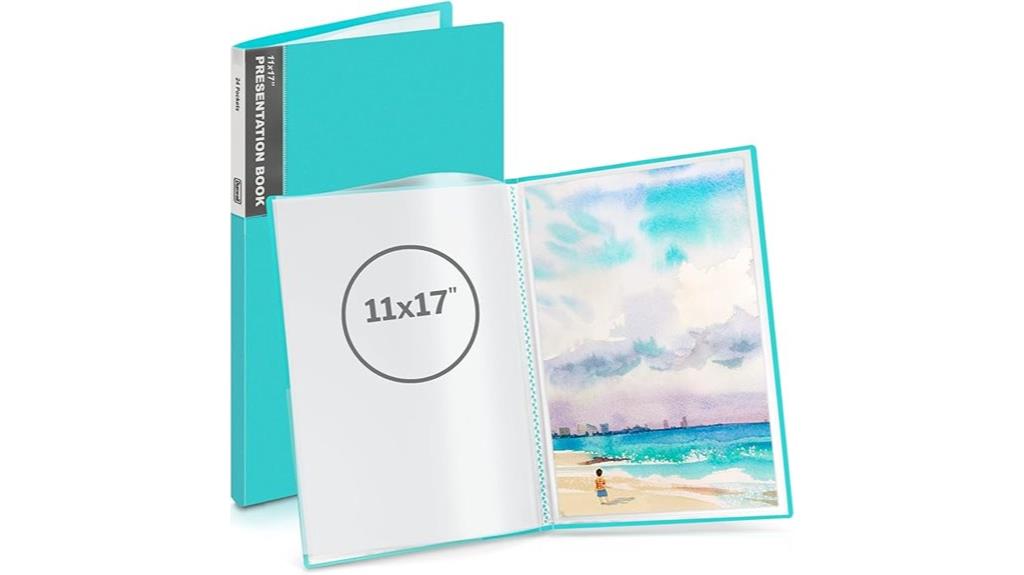 aqua dunwell 11x17 binder