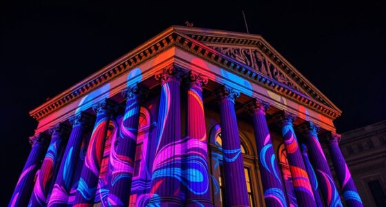 architectural light show