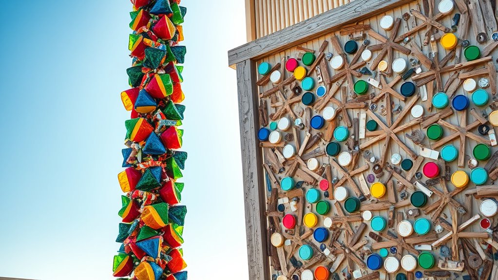 art from recycled materials