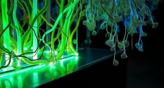 art integrating living organisms