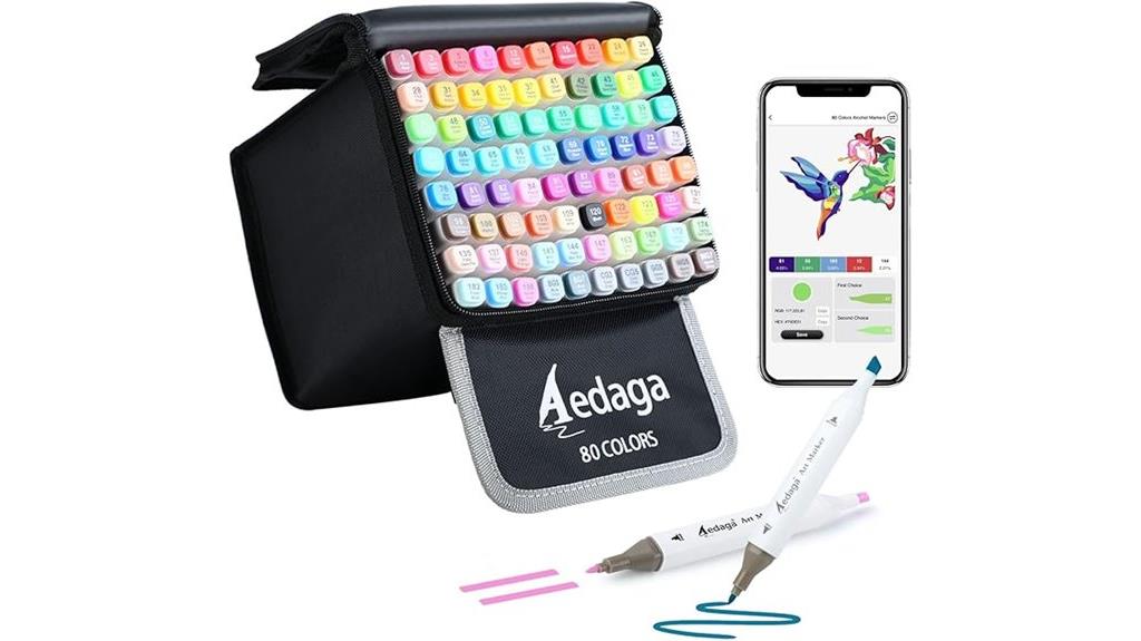 art markers with accessories