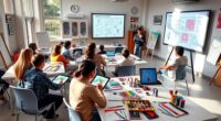 art teaching via flipped classrooms