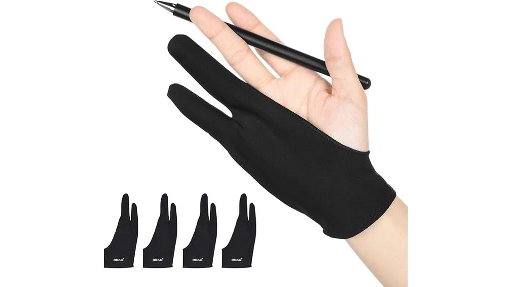 artist drawing gloves pack