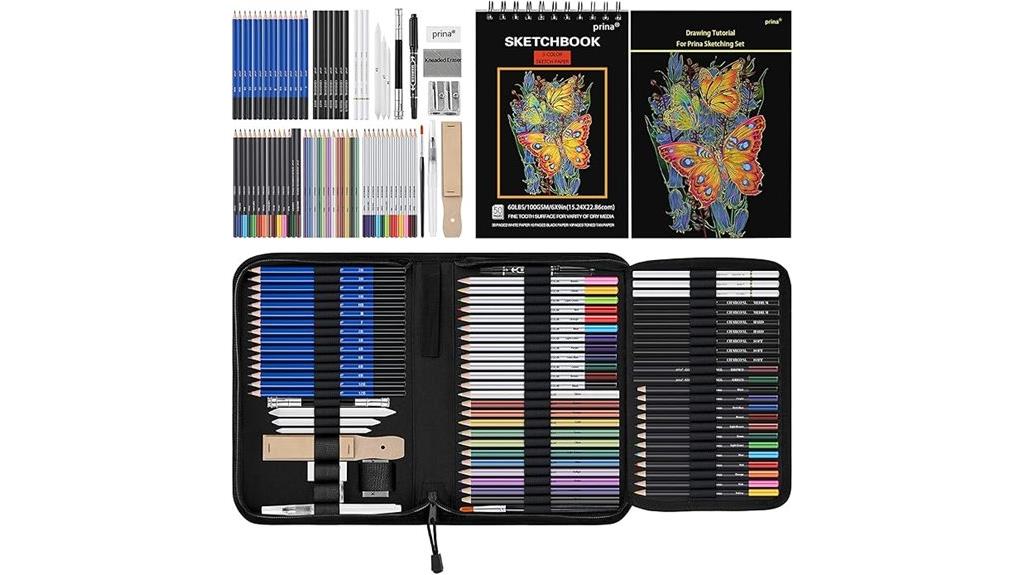 artistic drawing supplies set