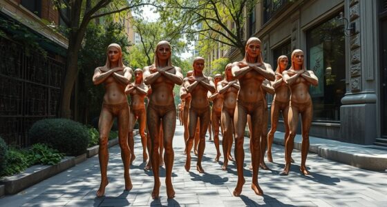 artistic living sculptures