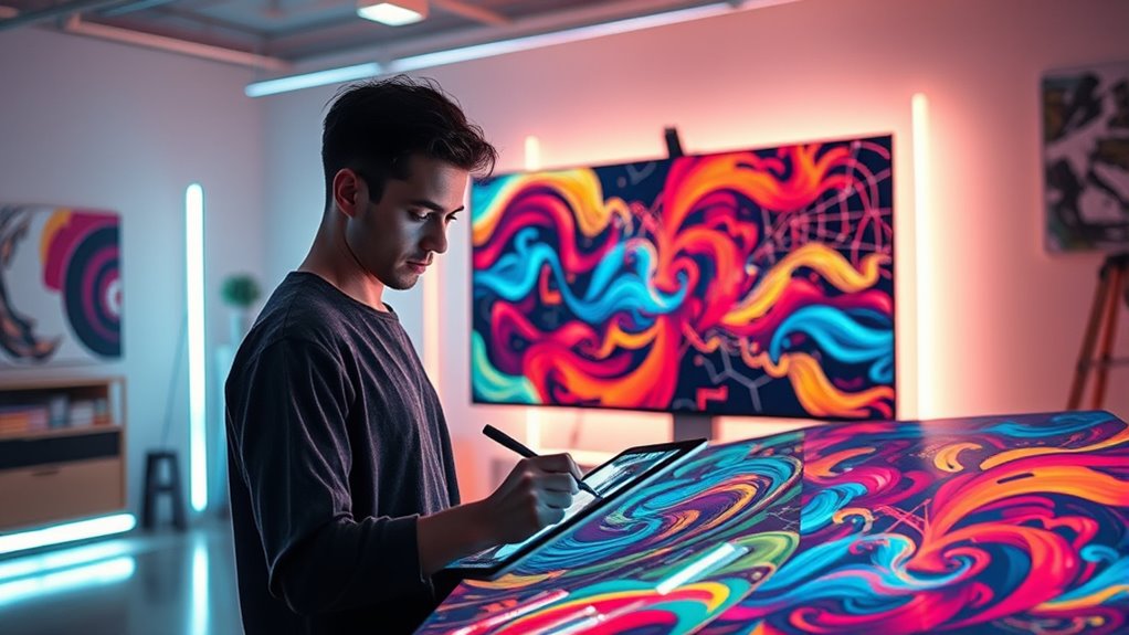 artists collaborating with algorithms