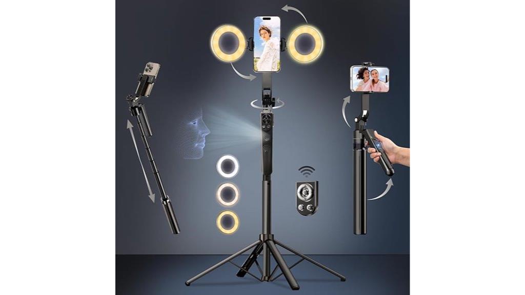 auto face tracking tripod