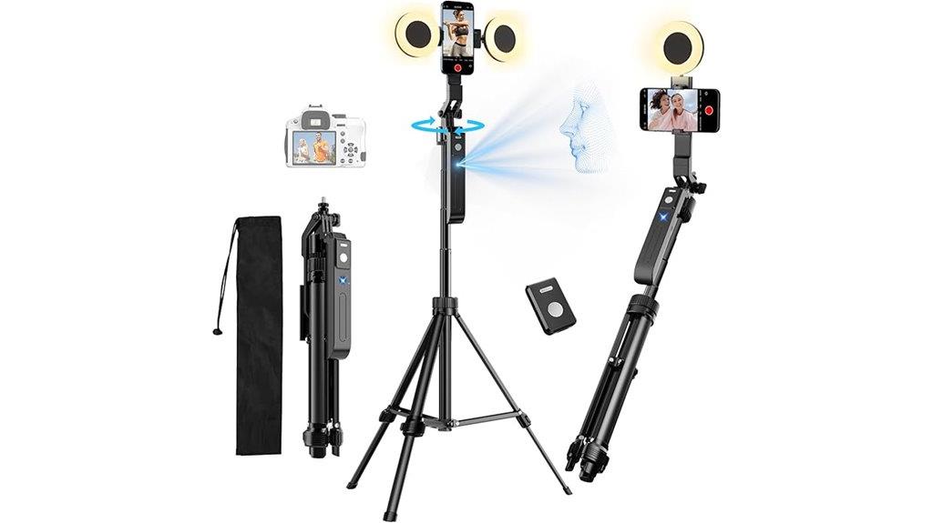 auto face tracking tripod