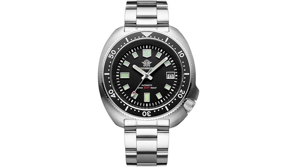 automatic diver watch luminescent