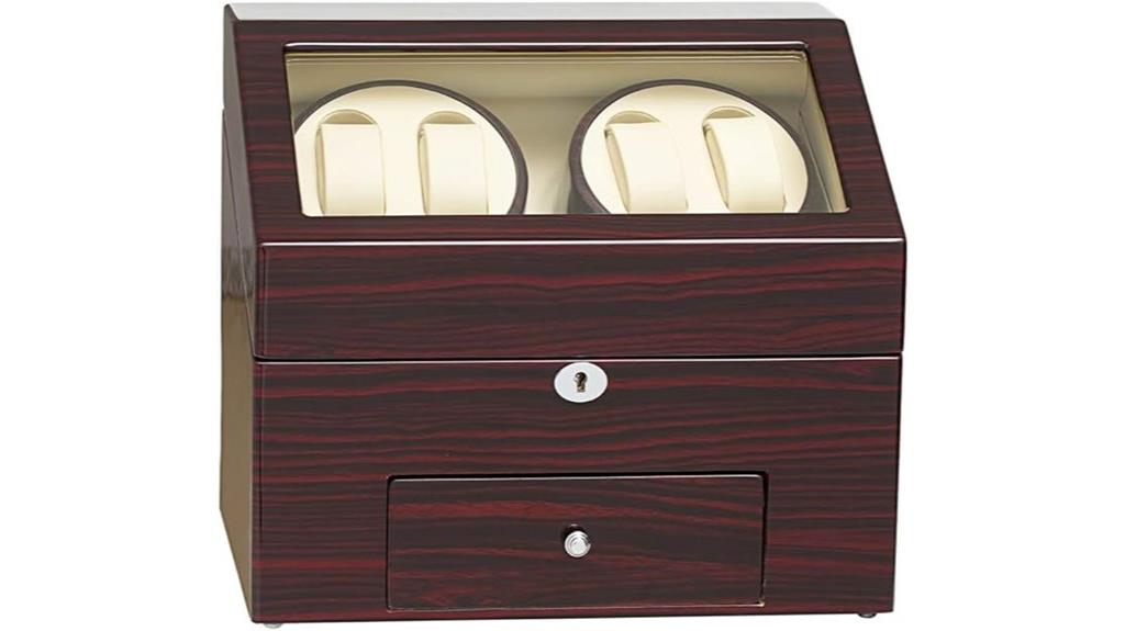 automatic wood watch storage