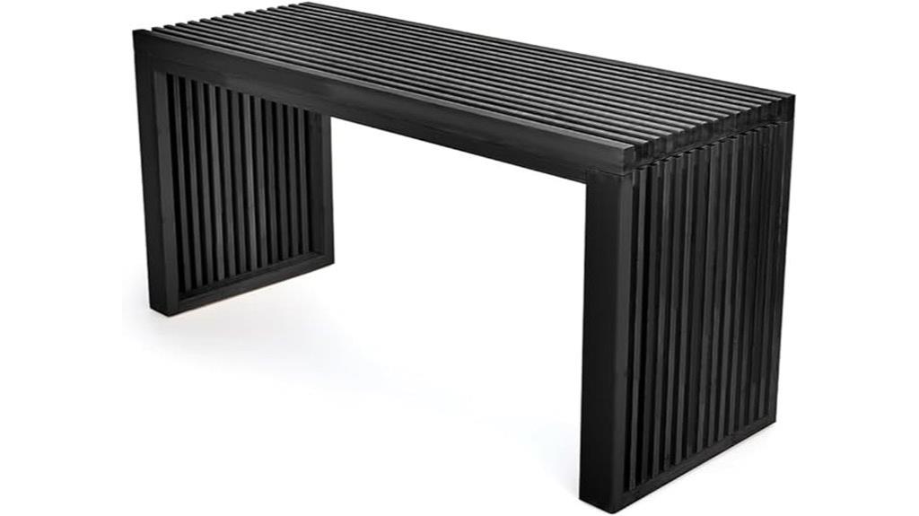 bamboo farmhouse kitchen bench