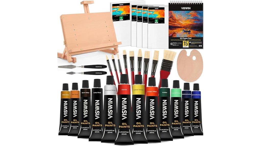 basic oil paint set
