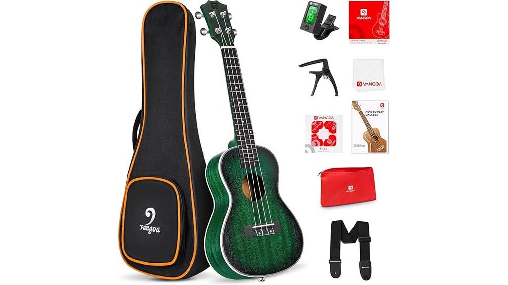 beginner mahogany ukulele