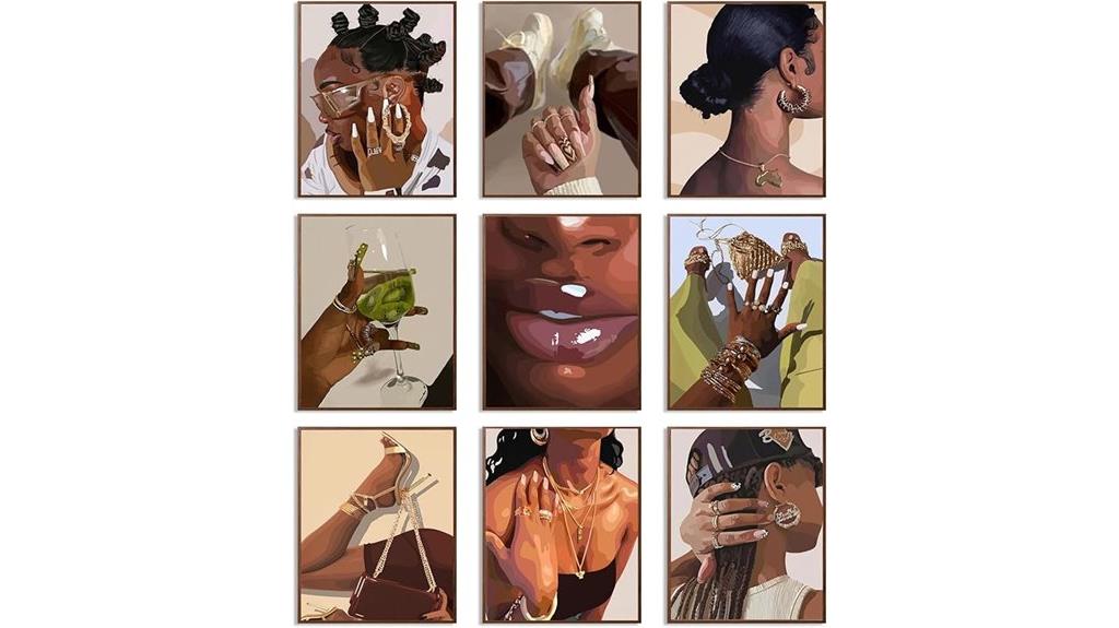 black girl wall art