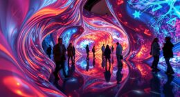 blending physical digital art