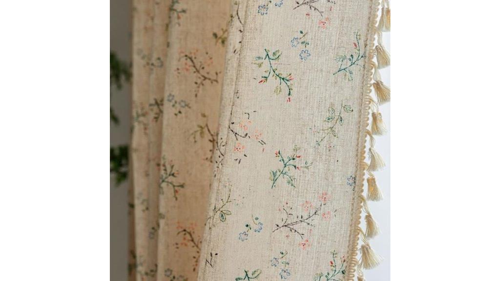 bohemian farmhouse bedroom drapes