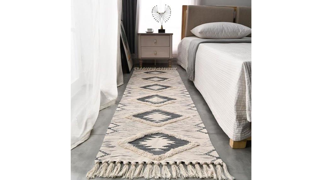 boho 2x6 washable rug
