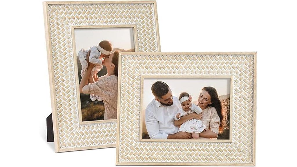 boho 5x7 photo frames