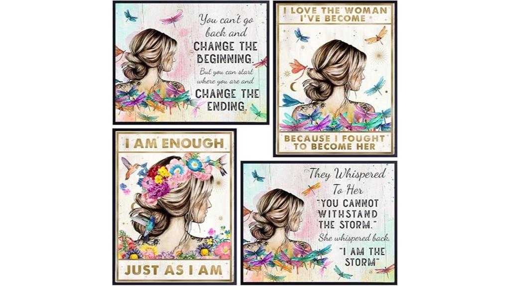 boho affirmations wall decor